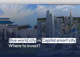 Blue world city vs Capital smart city Where to invest?