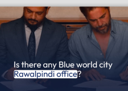Is there any Blue world city Rawalpindi office?