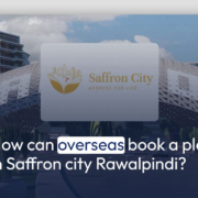 How can overseas book a plot in Saffron city Rawalpindi?