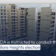 CDA is instructed to conduct the Nilore Heights election