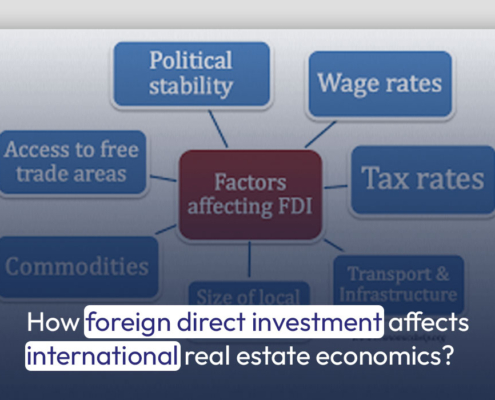 How foreign direct investment affects international real estate economics?