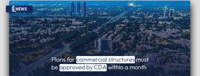 Plans for commercial structures must be approved by CDA within a month