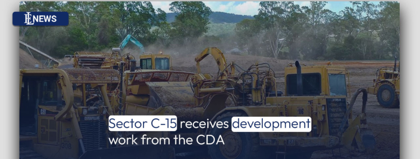 Sector C-15 receives development work from the CDA