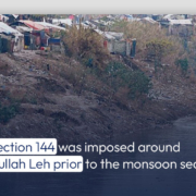 Section 144 was imposed around Nullah Leh prior to the monsoon season