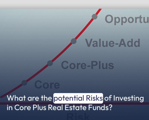 What are the potential Risks of Investing in Core Plus Real Estate Funds?