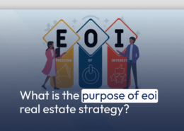 What is the purpose of eoi real estate strategy?