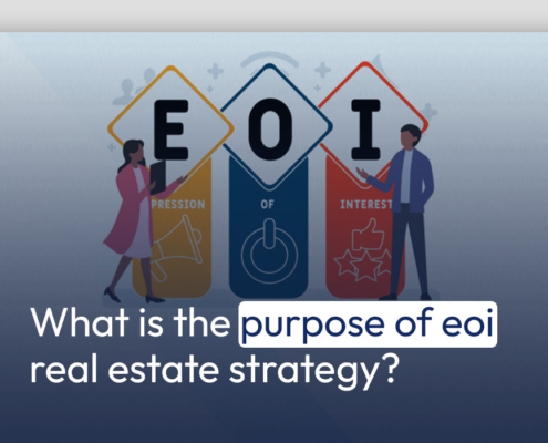 What is the purpose of eoi real estate strategy?