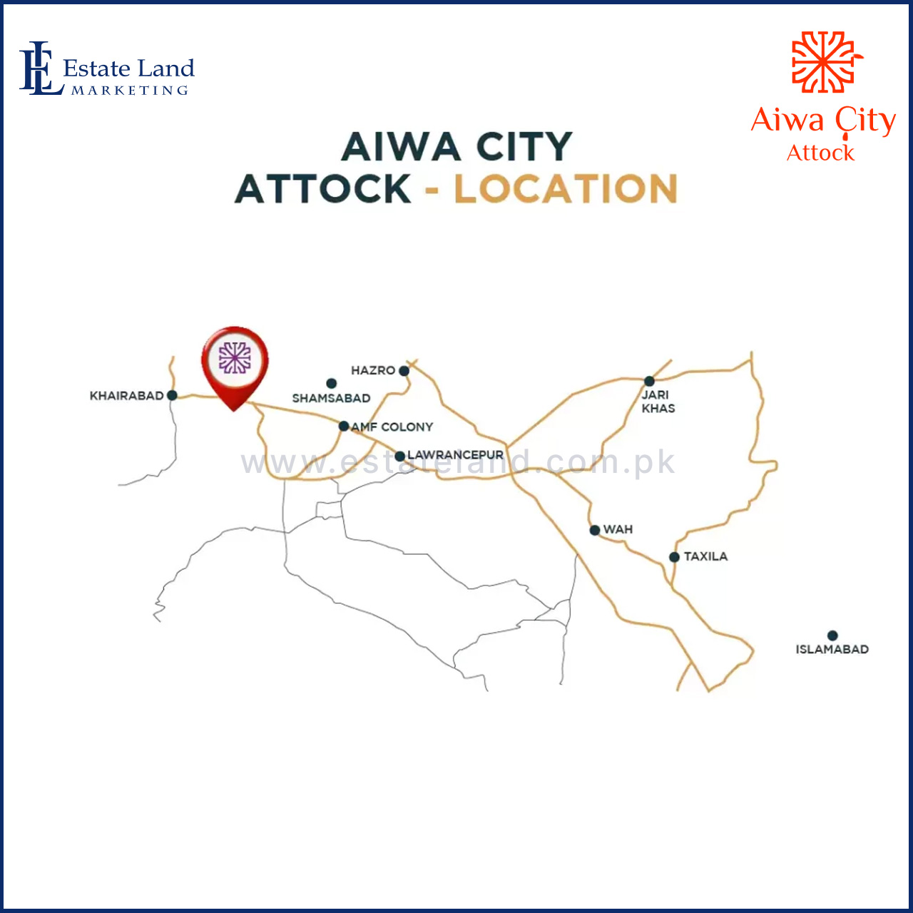 Aiwa City Attock location map
