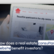 How does a real estate consultant website benefit Investors?