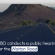 CBD conducts a public hearing for the Walton Road