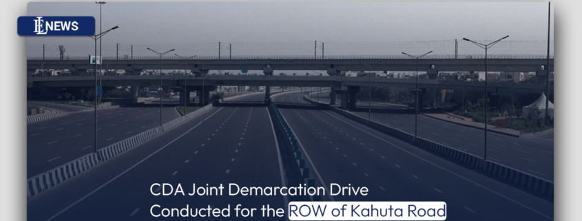 CDA Joint Demarcation Drive Conducted for the ROW of Kahuta Road