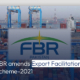 FBR amends Export Facilitation Scheme-2021