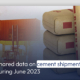 Shared data on cement shipments during June 2023