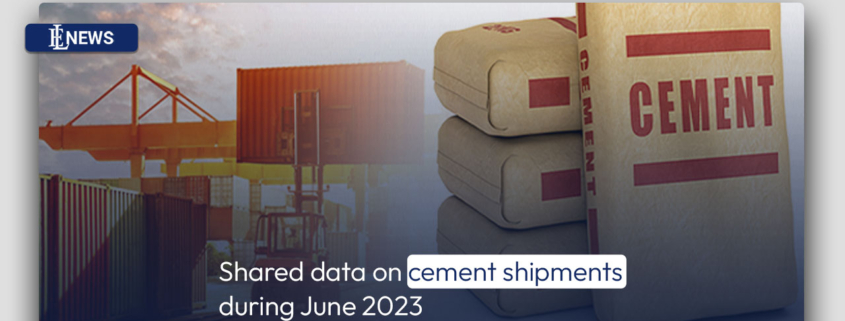 Shared data on cement shipments during June 2023