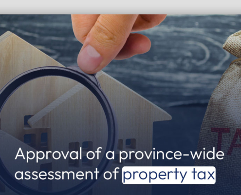 Approval of a province-wide assessment of property tax