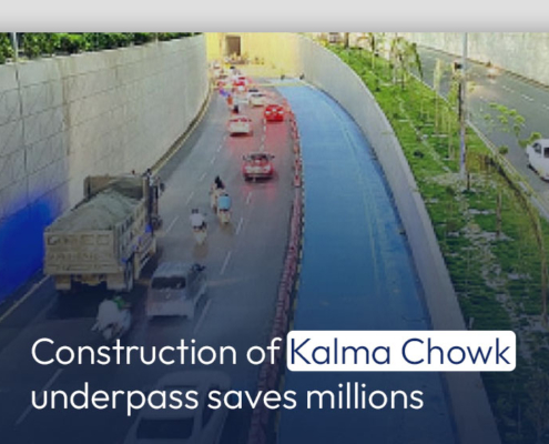 Construction of Kalma Chowk underpass saves millions