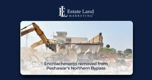 Encroachments removed from Peshawar's Northern Bypass