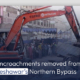 Encroachments removed from Peshawar's Northern Bypass