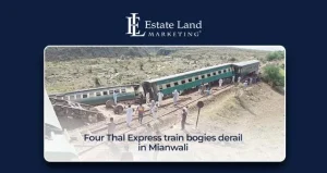 Four Thal Express train bogies derail in Mianwali