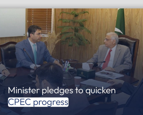 Minister pledges to quicken CPEC progress