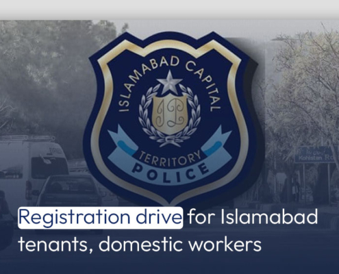 Registration drive for Islamabad tenants, domestic workers