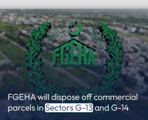 FGEHA will dispose off commercial parcels in Sectors G-13 and G-14