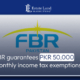 FBR guarantees PKR 50,000 monthly income tax exemptions