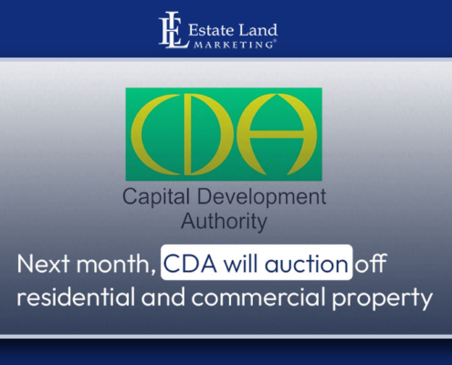 Next month, CDA will auction off residential and commercial property