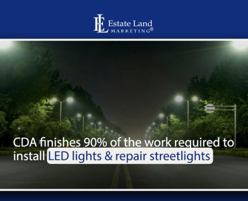 CDA finishes 90% of the work required to install LED lights & repair streetlights