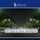 CDA finishes 90% of the work required to install LED lights & repair streetlights