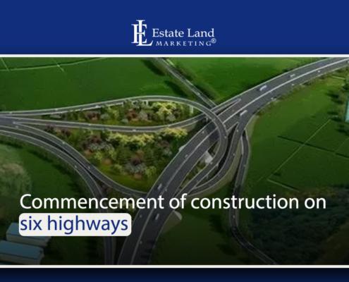 Commencement of construction on six highways