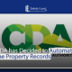 CDA has Decided to Automate the Property Records