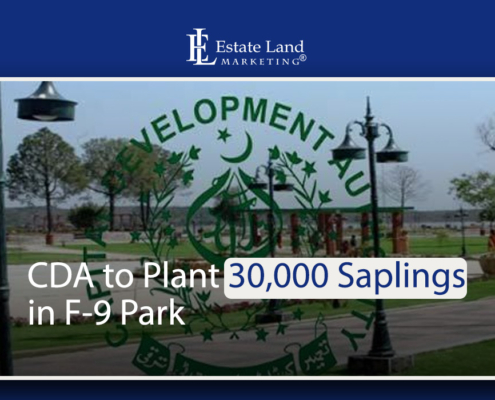 CDA to Plant 30,000 Saplings in F-9 Park