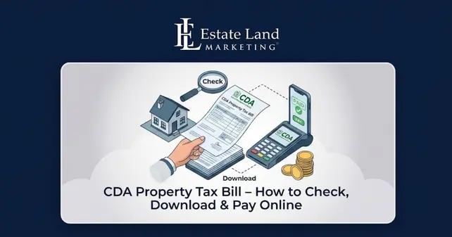 A feature image for the blog CDA property tax bill- how to cehck Download & Pay Online